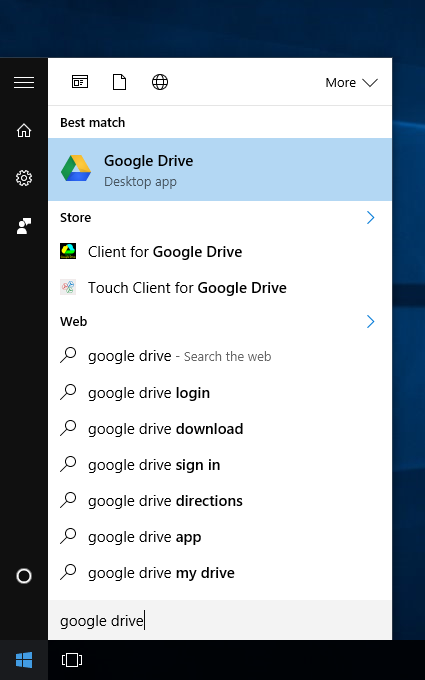 Google Drive: Sign-in